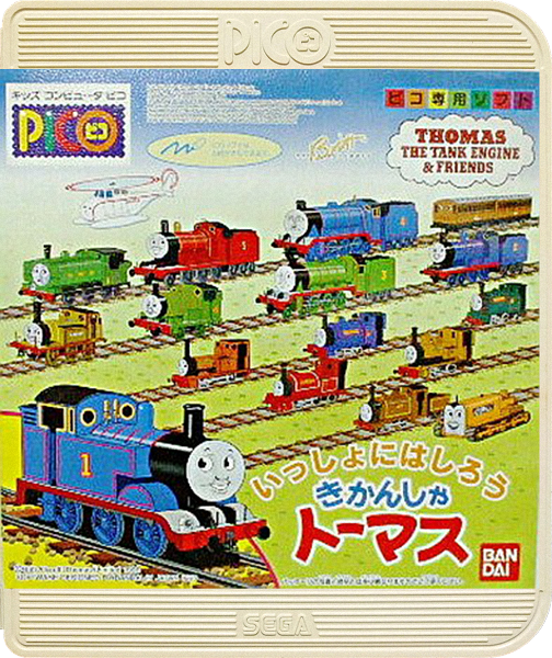 Issho ni Hashirou Kikansha Thomas box art for Sega Pico
